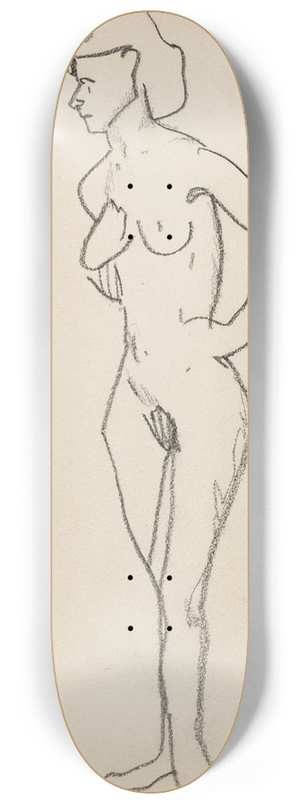 Amedeo Modigliani - Femme nue debout 8.25 inch art skate deck