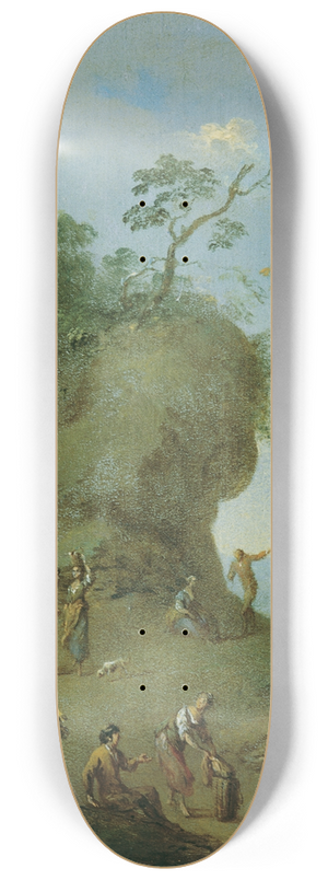 Norbert Joseph Carl Grund - Htte auf einer Waldhhe 8.25 inch art skate deck