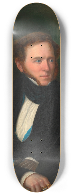 Johann Nepomuk Mayer - Albert von Camesina (Grafiker und Altertumsforscher) 8.25 inch art skate deck