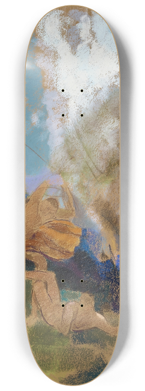 Odilon Redon - Can et Abel 8.25 inch art skate deck