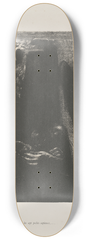 Odilon Redon - Cest le Diable 8.25 inch art skate deck