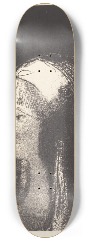 Odilon Redon - Druidesse 8.25 inch art skate deck