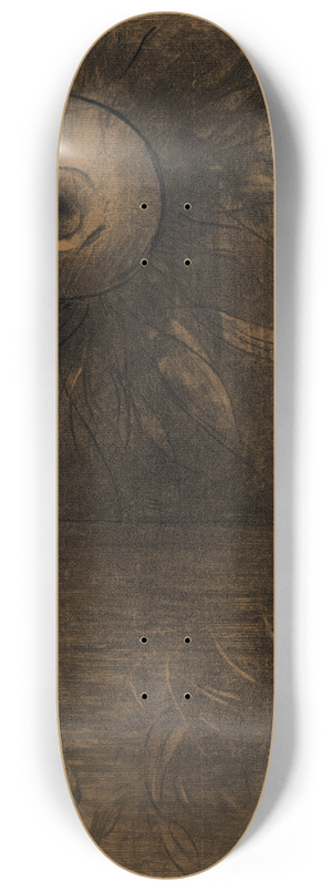Odilon Redon - Fleur sur un marcage 8.25 inch art skate deck