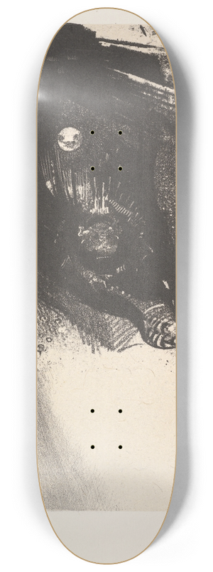 Odilon Redon - Hideous Larvae 8.25 inch art skate deck