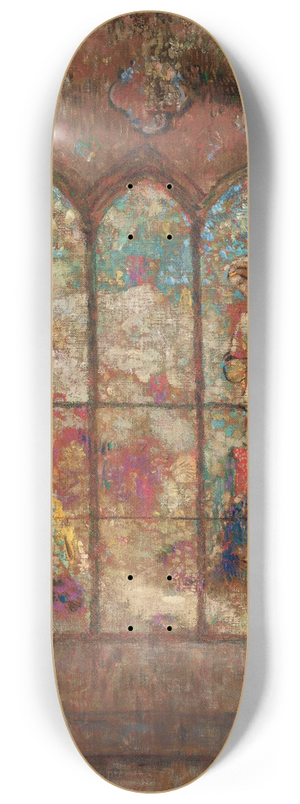 Odilon Redon - Le Vitrail 8.25 inch art skate deck