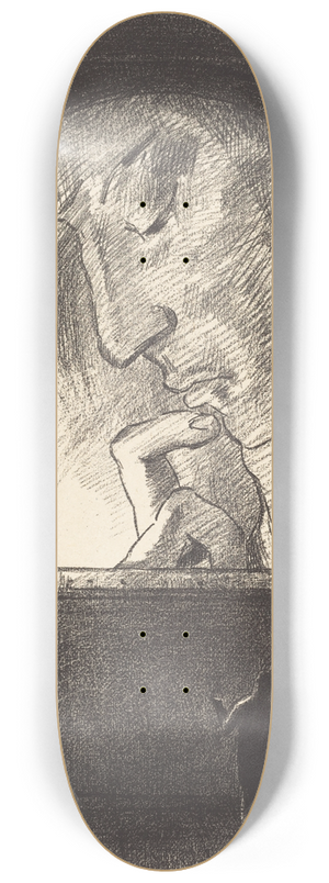 Odilon Redon - Lumiere (Light) 8.25 inch art skate deck