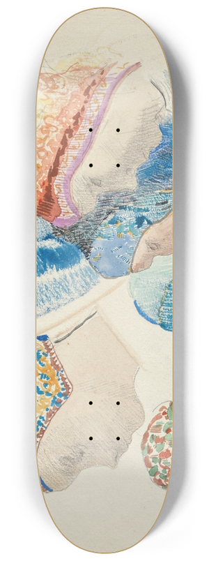 Odilon Redon - Profils de hollandaises 8.25 inch art skate deck