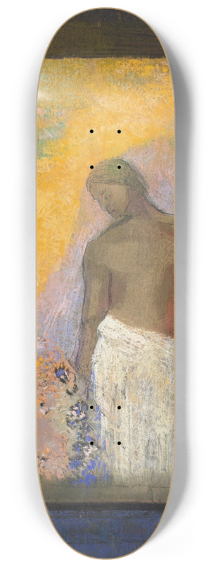 Odilon Redon - Saint Jean 8.25 inch art skate deck