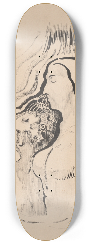 Odilon Redon - The Shadow (LOmbre) 8.25 inch art skate deck