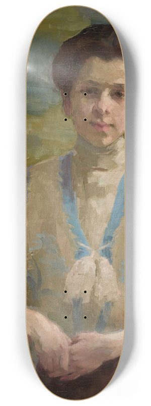 Olga Boznanska - Self-portrait 8.25 inch art skate deck