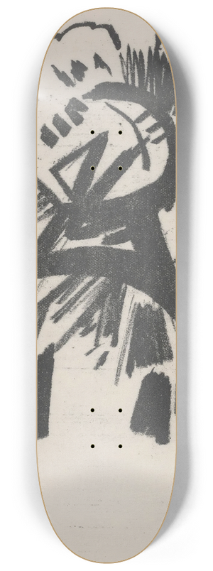 Olga Vladimirovna Rozanova - Illustration from Explodity 8.25 inch art skate deck