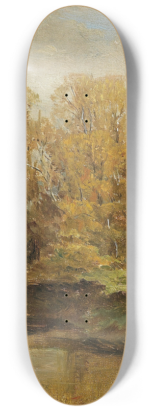 Olga Wisinger-Florian - Landscape Study 8.25 inch art skate deck