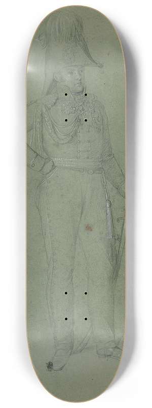 Johann Peter Krafft - Baron Knesebeck 8.25 inch art skate deck