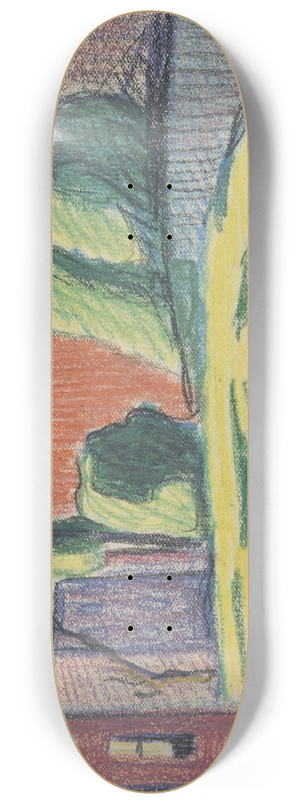 Oscar Bluemner - Bronx, 144 St. 8.25 inch art skate deck