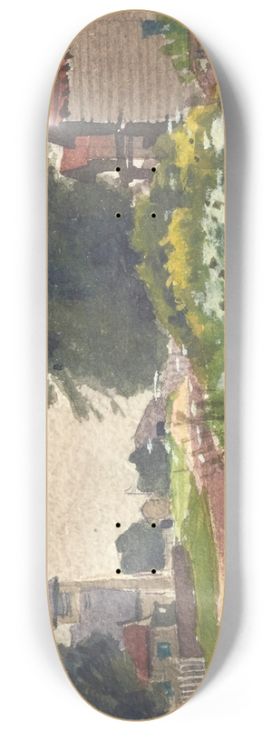 Oscar Bluemner - Road Bend 8.25 inch art skate deck