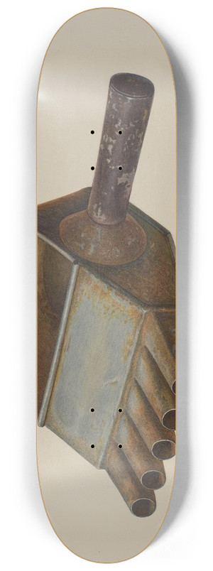 Oscar Bluhme - Candle Mold Filler 8.25 inch art skate deck