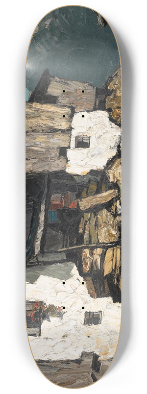 Oskar Mulley - Bergbauernhof 8.25 inch art skate deck