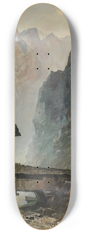 Oskar Mulley - Im Hochtal 8.25 inch art skate deck