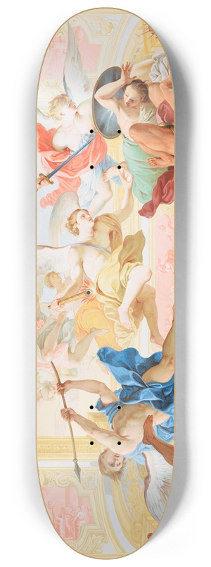 Johann Peter Krafft - Engelssturz 8.25 inch art skate deck