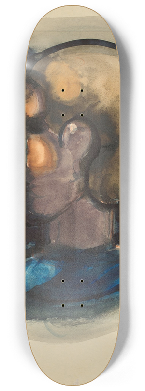 Oskar Schlemmer - Profilkopf in Fleckformen 8.25 inch art skate deck