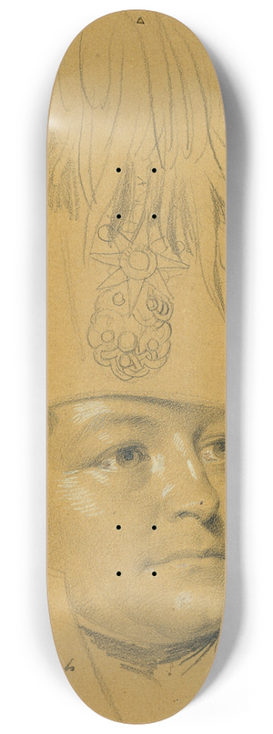 Johann Peter Krafft - Freiherr von Knesebeck 8.25 inch art skate deck