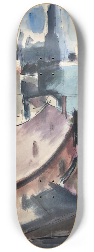 Otto Geigenberger - Industriebauten (Studie) 8.25 inch art skate deck