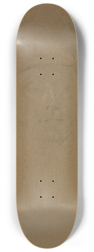 Johann Peter Krafft - Kopf eines sterreichischen Soldaten 8.25 inch art skate deck