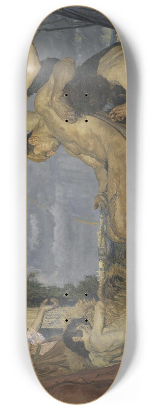 Otto Greiner - Herkules Bei Omphale 8.25 inch art skate deck