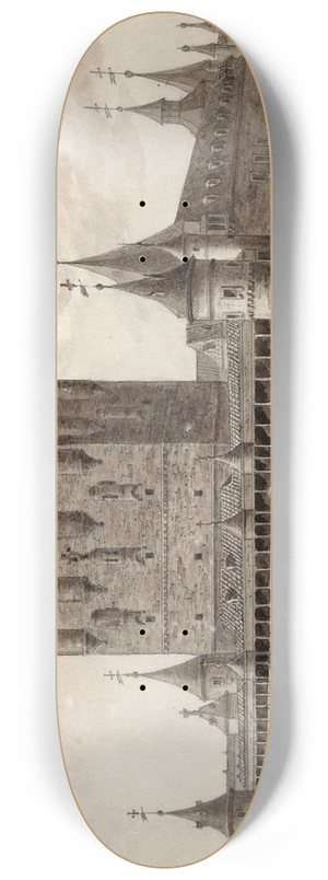 Otto Howen - Het Alcazar te Segovia 8.25 inch art skate deck