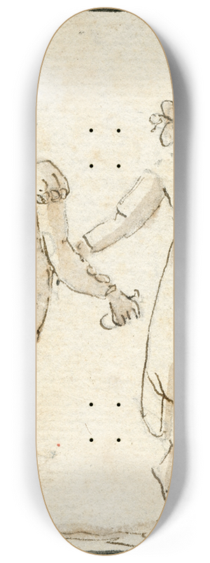 Otto Howen - Spaanse dansers 8.25 inch art skate deck