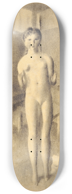 Otto Meyer-Amden - Mdchen in Amdener Stube 8.25 inch art skate deck