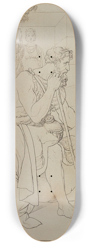 Johann Peter Krafft - Oedipus und Antigone 8.25 inch art skate deck