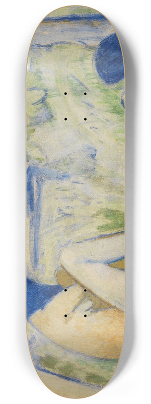 Otto Mueller - Zwei Mdchen auf der Waldwiese 8.25 inch art skate deck