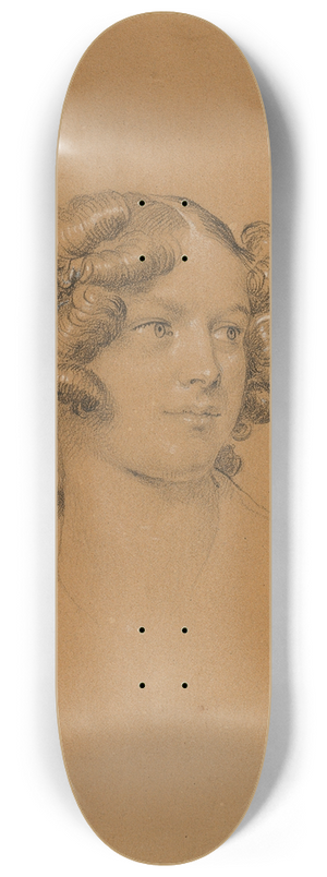 Johann Peter Krafft - Portrtstudie zum Einzug nach dem Pariser Frieden 8.25 inch art skate deck