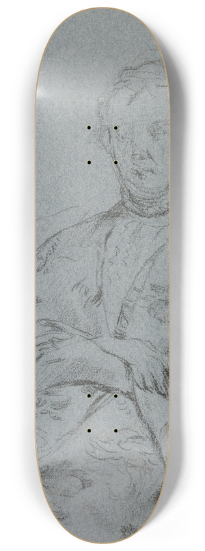 Otto Scholderer - Bildnis Luise Scholderer 8.25 inch art skate deck