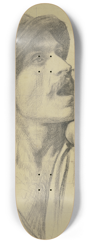 Otto Scholderer - Fishmonger 8.25 inch art skate deck