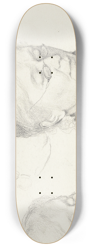 Otto Scholderer - Luise Scholderer 8.25 inch art skate deck