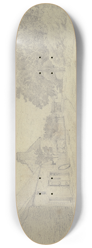 Otto Scholderer - Strae von Pickering 8.25 inch art skate deck