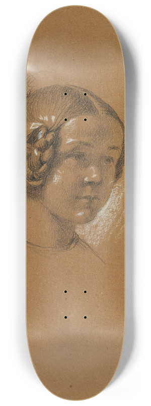 Johann Peter Krafft - Studie zu Kaiser Franz I. erteilt eine allgemeine Audienz 8.25 inch art skate deck