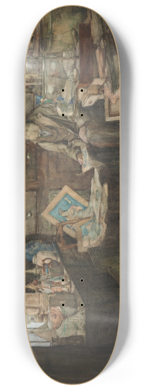 Owen Merton - A second-hand shop, Paris 8.25 inch art skate deck