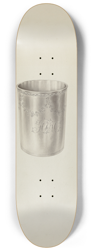 Palmyra Pimentel - Silver Beaker 8.25 inch art skate deck