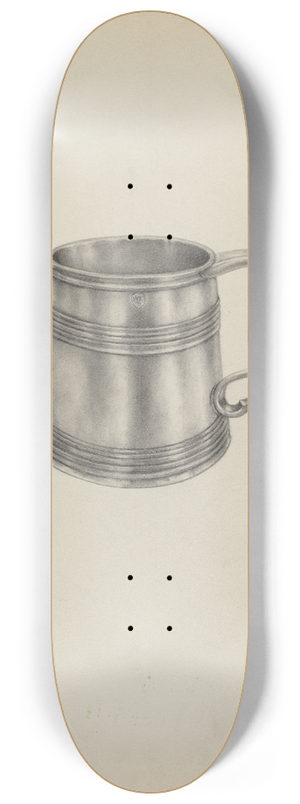 Palmyra Pimentel - Silver Mug 8.25 inch art skate deck