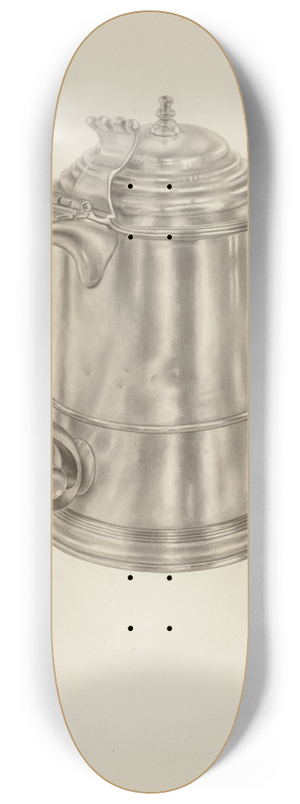 Palmyra Pimentel - Silver Tankard 8.25 inch art skate deck