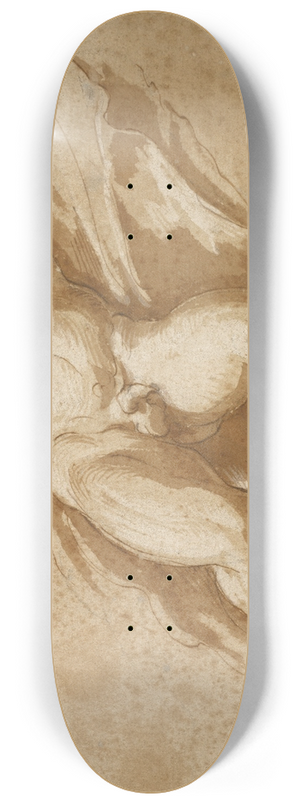 Parmigianino - Figure Study 8.25 inch art skate deck
