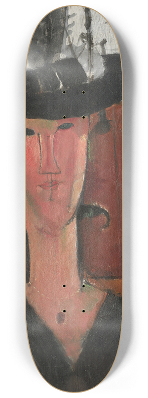 Amedeo Modigliani - Madam Pompadour 8.25 inch art skate deck