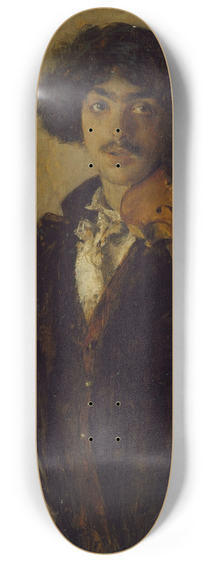Pascal-Adolphe-Jean Dagnan-Bouveret - The Musician 8.25 inch art skate deck