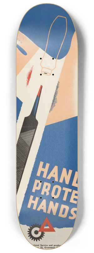 Pat Keely - Handles Protect Hands 8.25 inch art skate deck