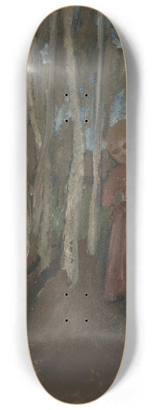 Paula Modersohn-Becker - Girl in a Birch Forest 8.25 inch art skate deck