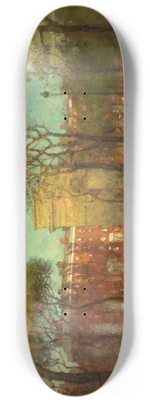 Paul Cornoyer - Washington Square, New York 8.25 inch art skate deck