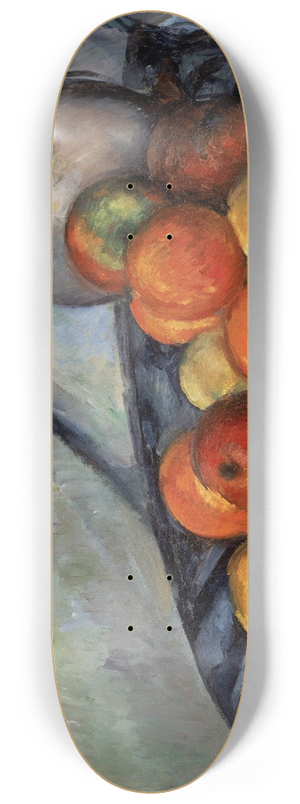 Paul Czanne - Fruit and a Jug on a Table 8.25 inch art skate deck